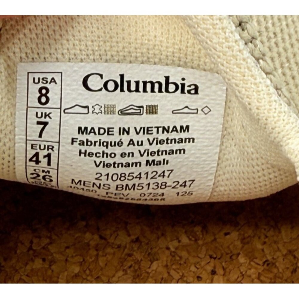 Columbia Men’s Boatside Vent PFG Boat Slip-On Shoes Canvas Tan Delta Size 8 - Picture 12 of 15